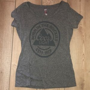 Coors Light Fitted Tee Shirt